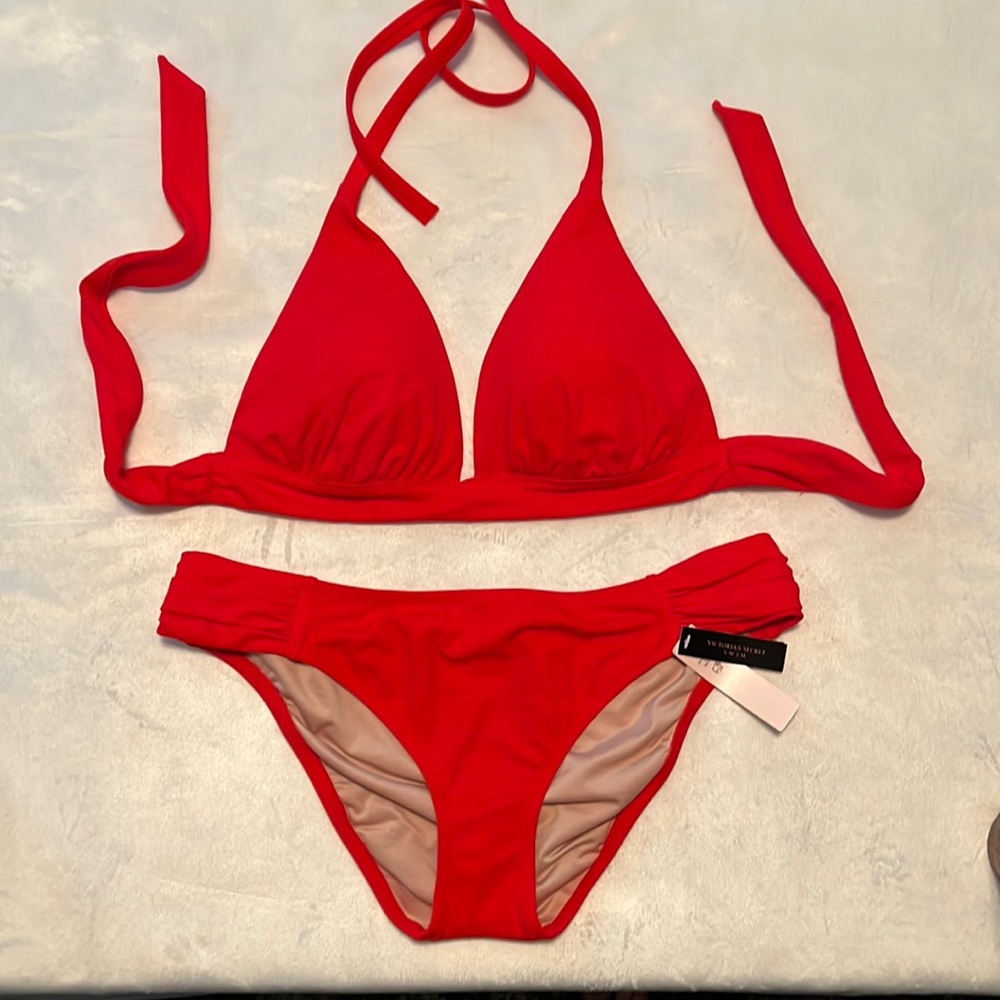 Victoria’s Secret large red bikini